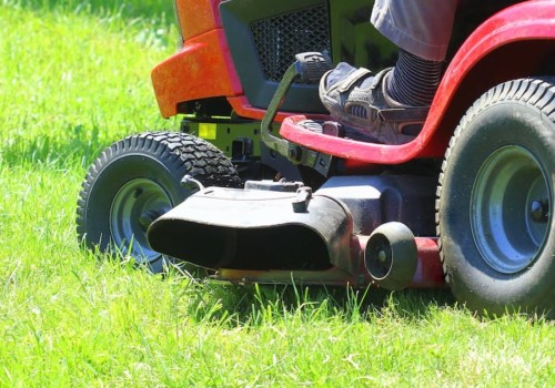 What is a driving lawn mower called?